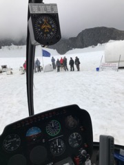 Helio Lands on Glacier